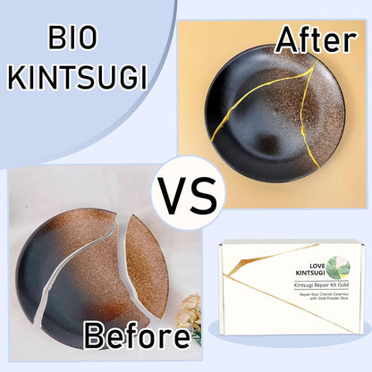 Bio Kintsugi Repair Kit - Eco-Friendly Resin for Safe and Beautiful Object Restoration, Perfect for Beginners!