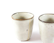 Elevate Your Tea Experience with This Unique Light Grey Kintsugi Ceramic Cup Featuring Golden Veins - A Minimalist Wabi Sabi Gift